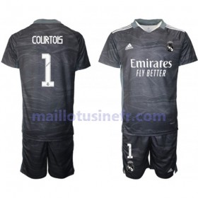 Maillot de Foot Real Madrid Thibaut Courtois 1 Gardien Domicile 2021-22 - Enfant
